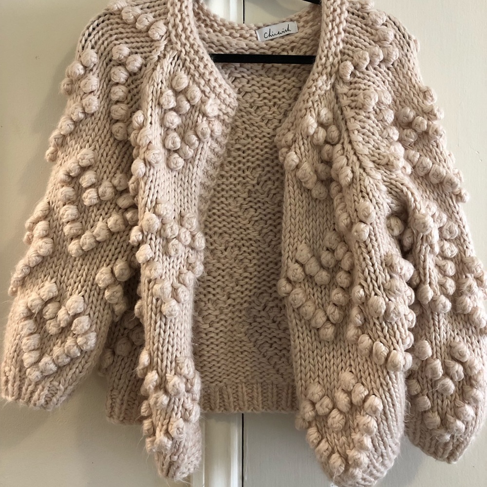 Cream (M)!Chicwish Knit Your Love Cardigan